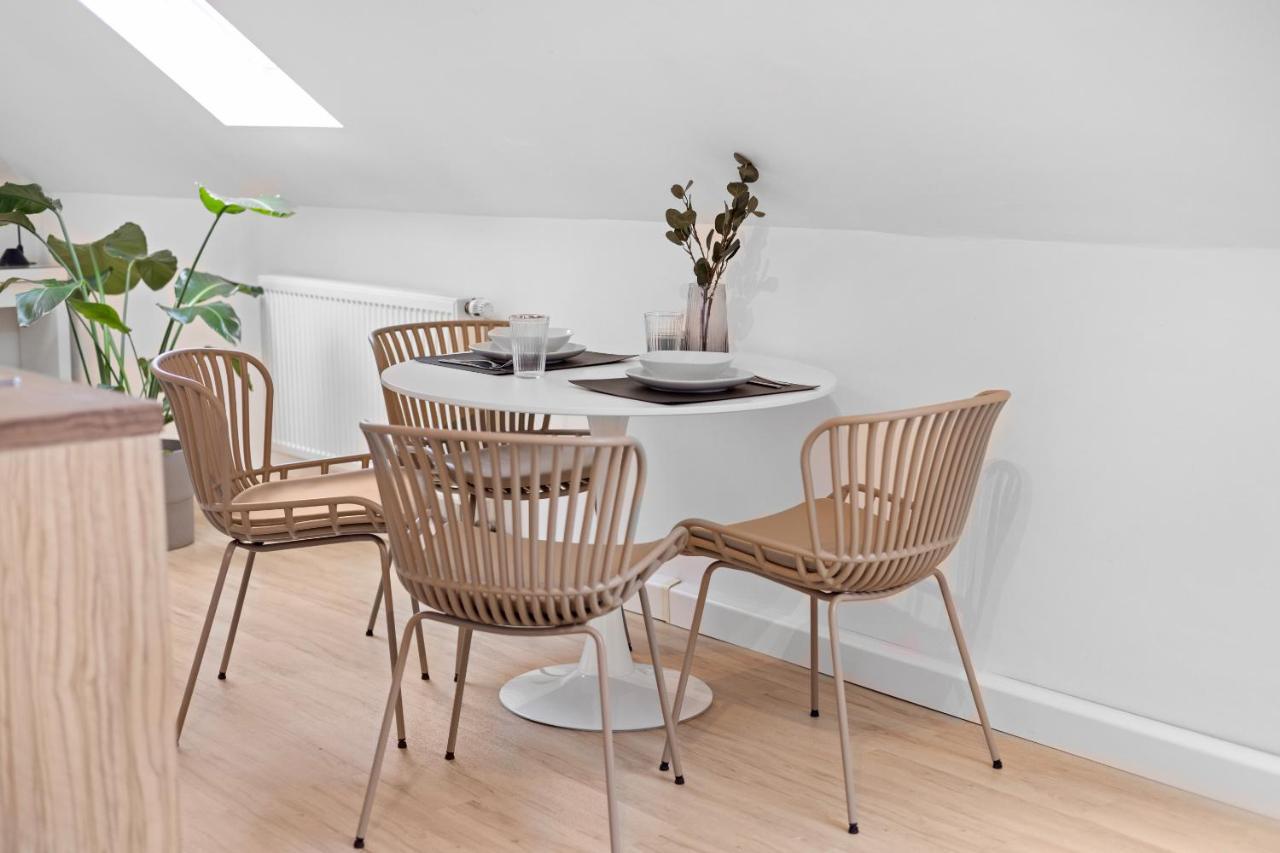 אוגסבורג Stilvolle Wohnung: Private Dachterrasse - Zentral מראה חיצוני תמונה